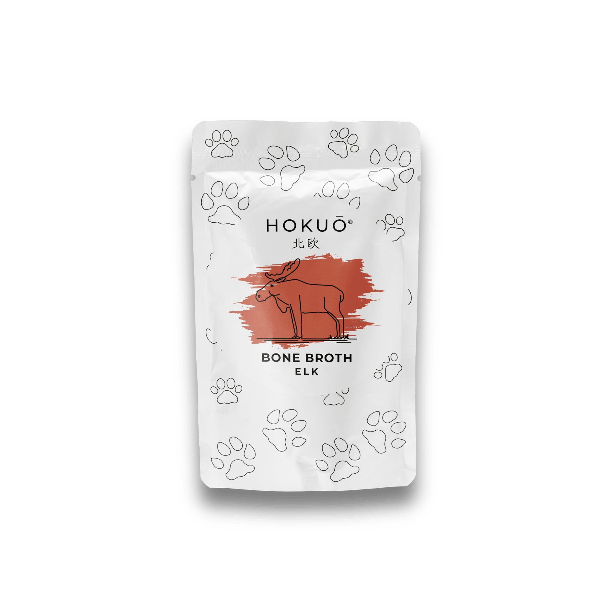 Hokuō® bottenbouillon met eland voor hond - KwispelKado