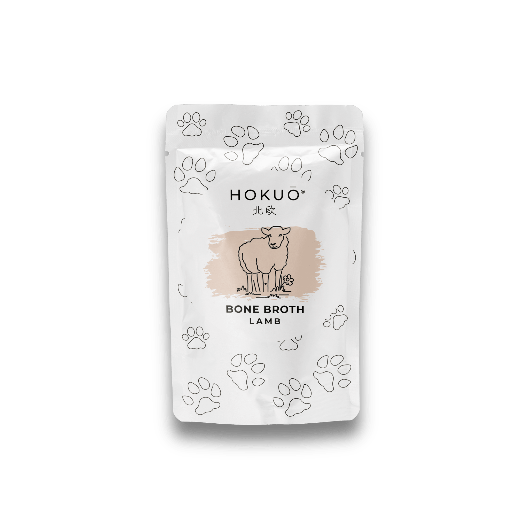 Hokuō® lams bottenbouillon voor hond - KwispelKado