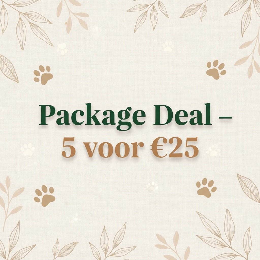 Package Deal – 5 Snacks voor €25 - KwispelKado