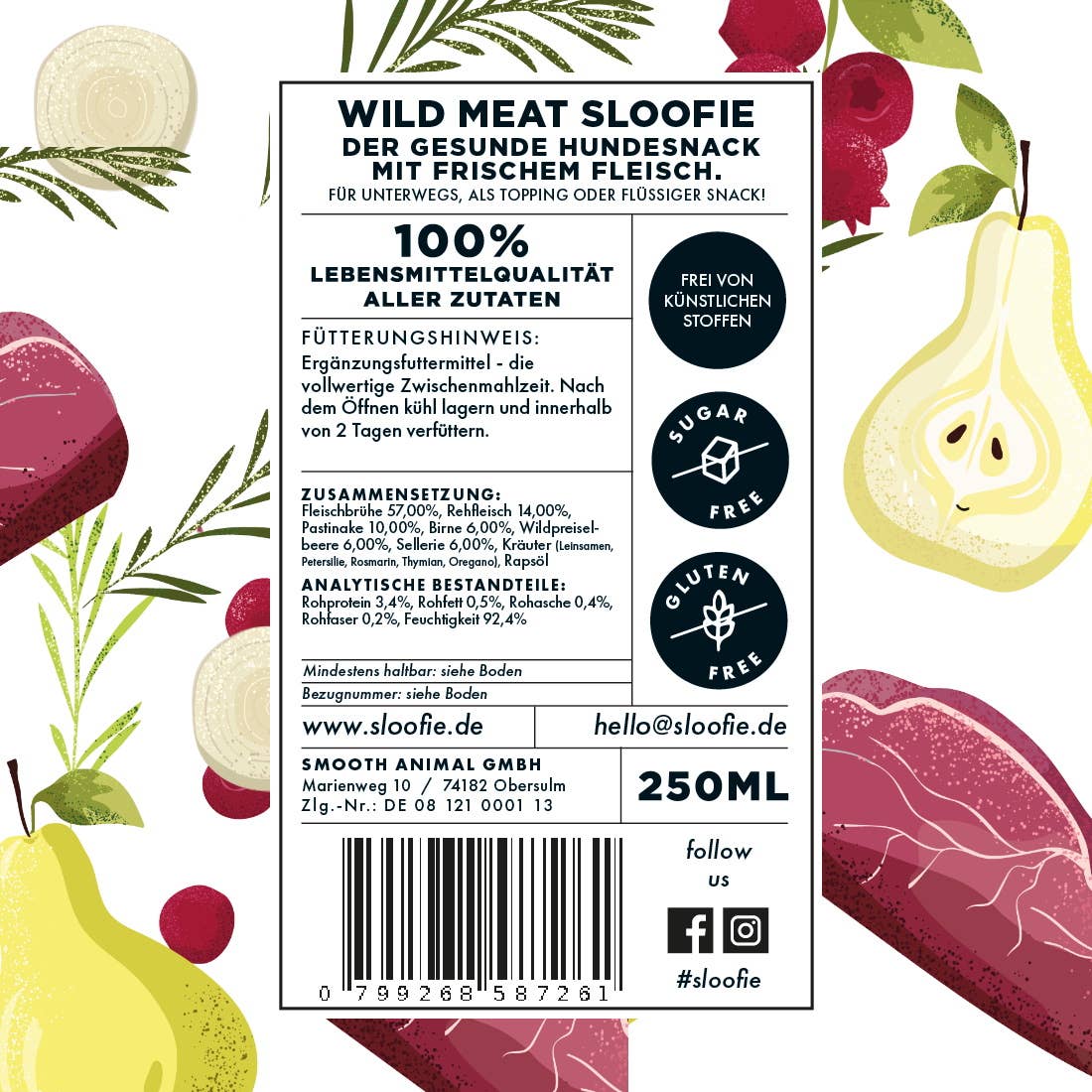 Sloofie de Hondensmoothie - Hert & Peer - KwispelKado