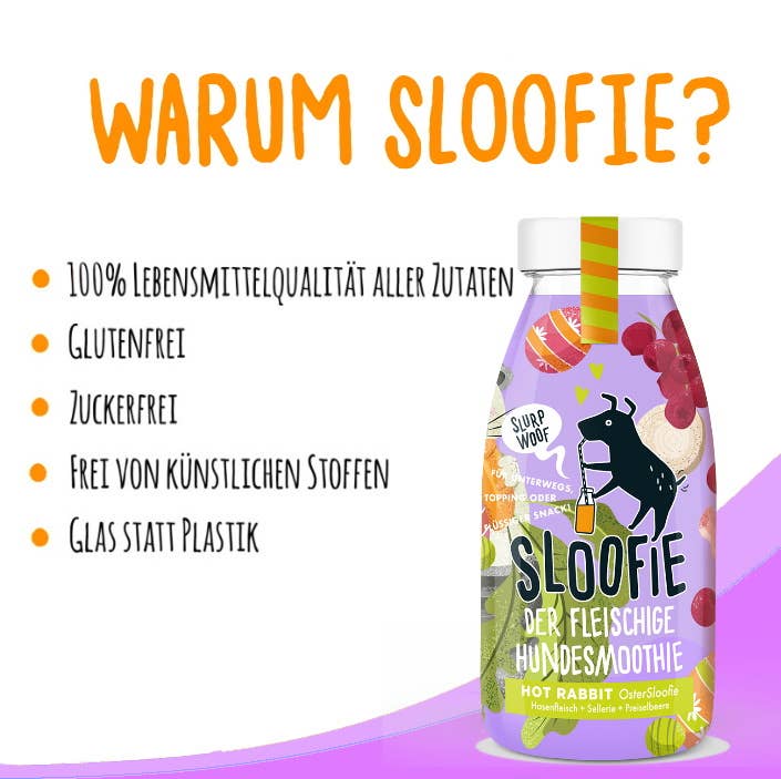 Sloofie de Hondensmoothie - Konijn - KwispelKado