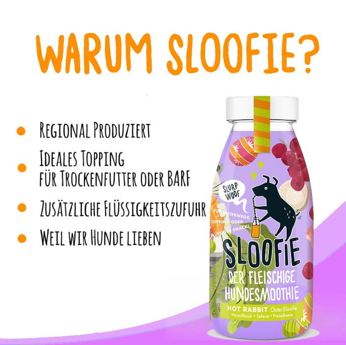 Sloofie de Hondensmoothie - Konijn - KwispelKado